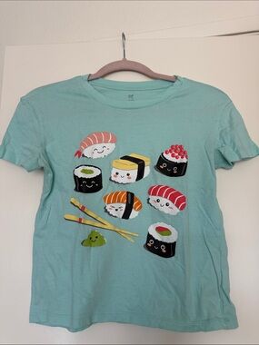 GAP Mint Green Sushi Graphic Tee